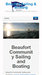 Mobile Screenshot of beaufortsailing.com